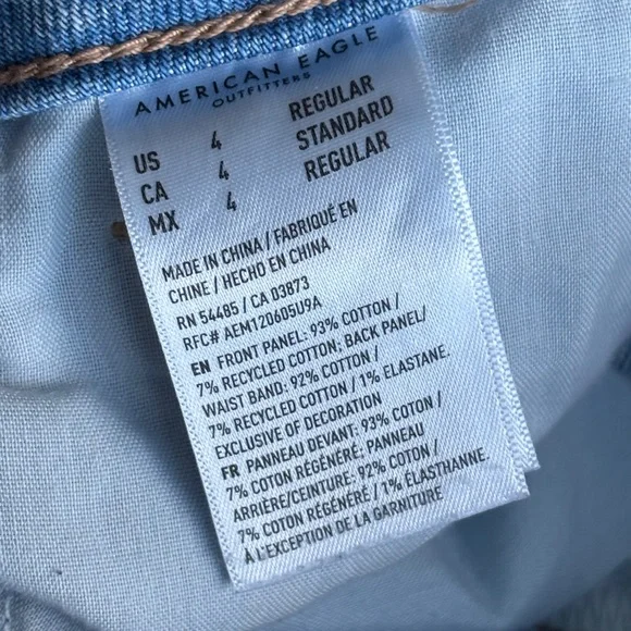 American Eagle Mom Jeans Strigid Women's Size 4 - Picture 5 of 11